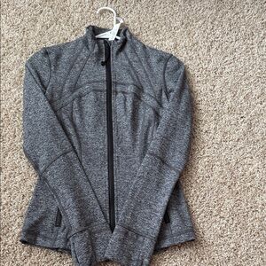 Heathered Gray Full-Zip Define Jacket